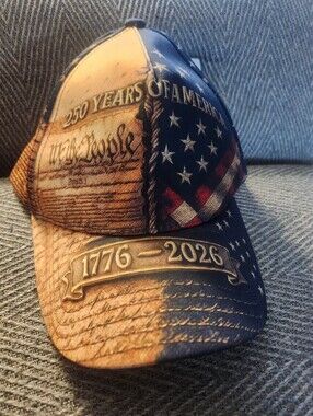 250 Years of America 1776-2026 Patriotic Baseball Cap